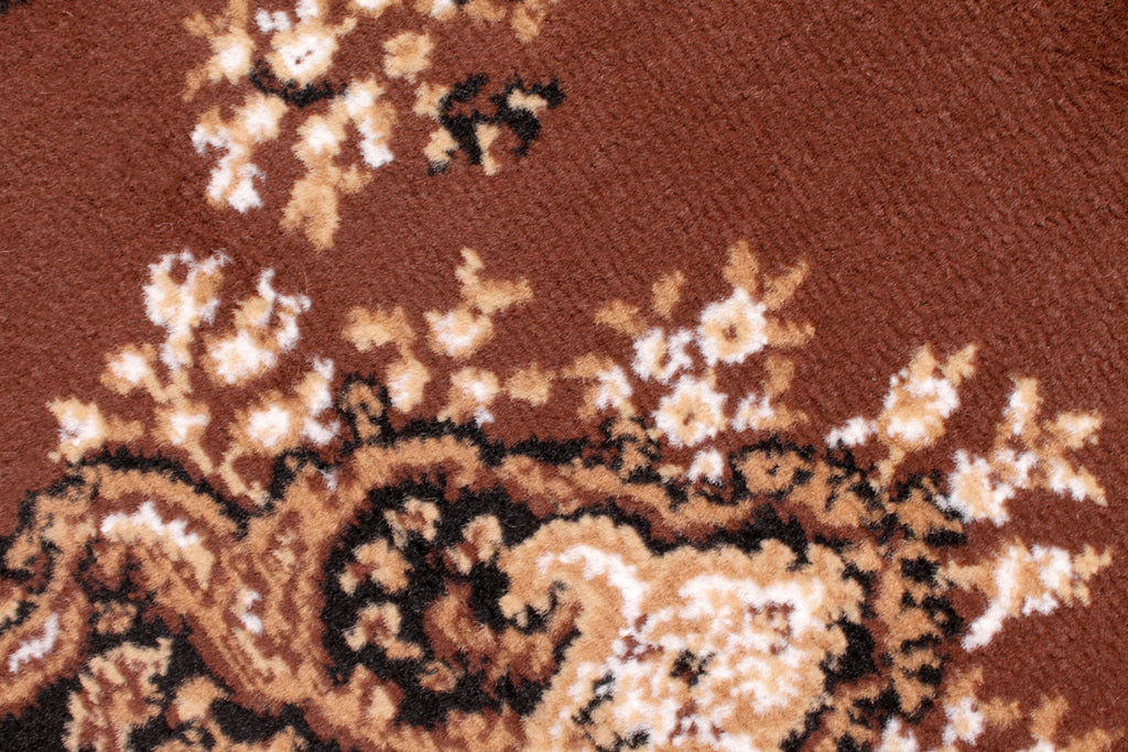 Traditional Poly Lancashire Chocolate Rug