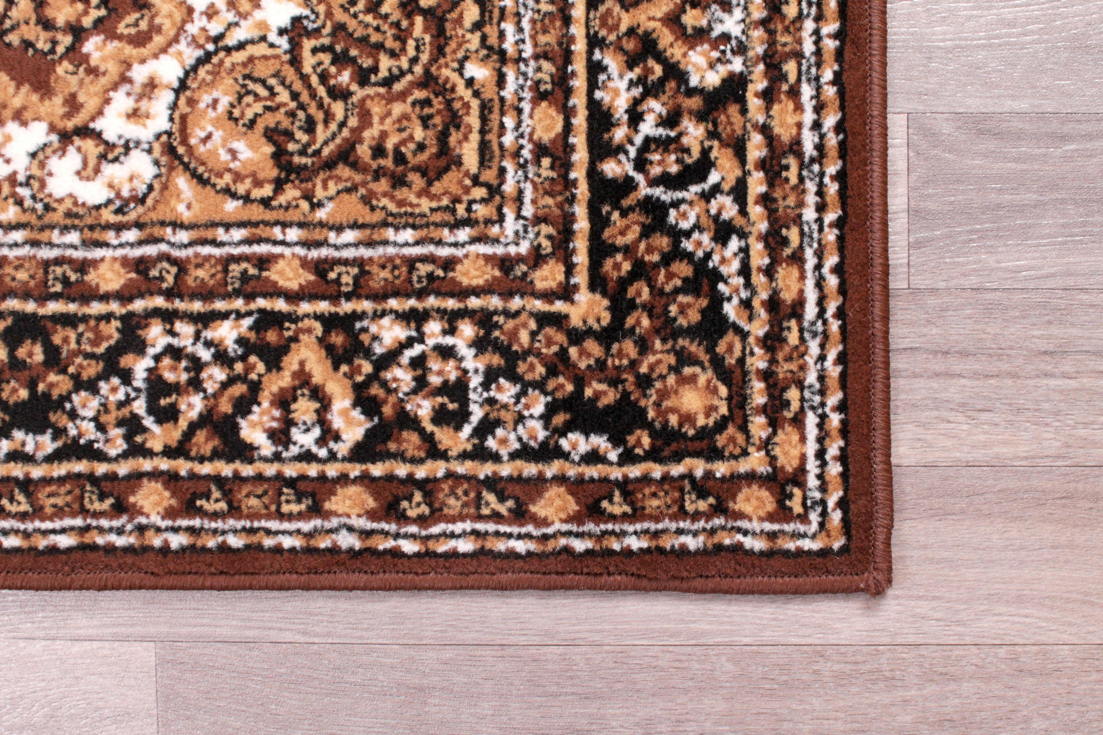 Traditional Poly Lancashire Chocolate Rug