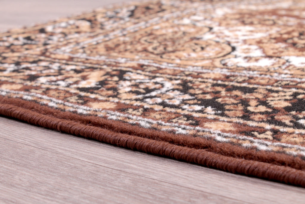 Traditional Poly Lancashire Chocolate Rug