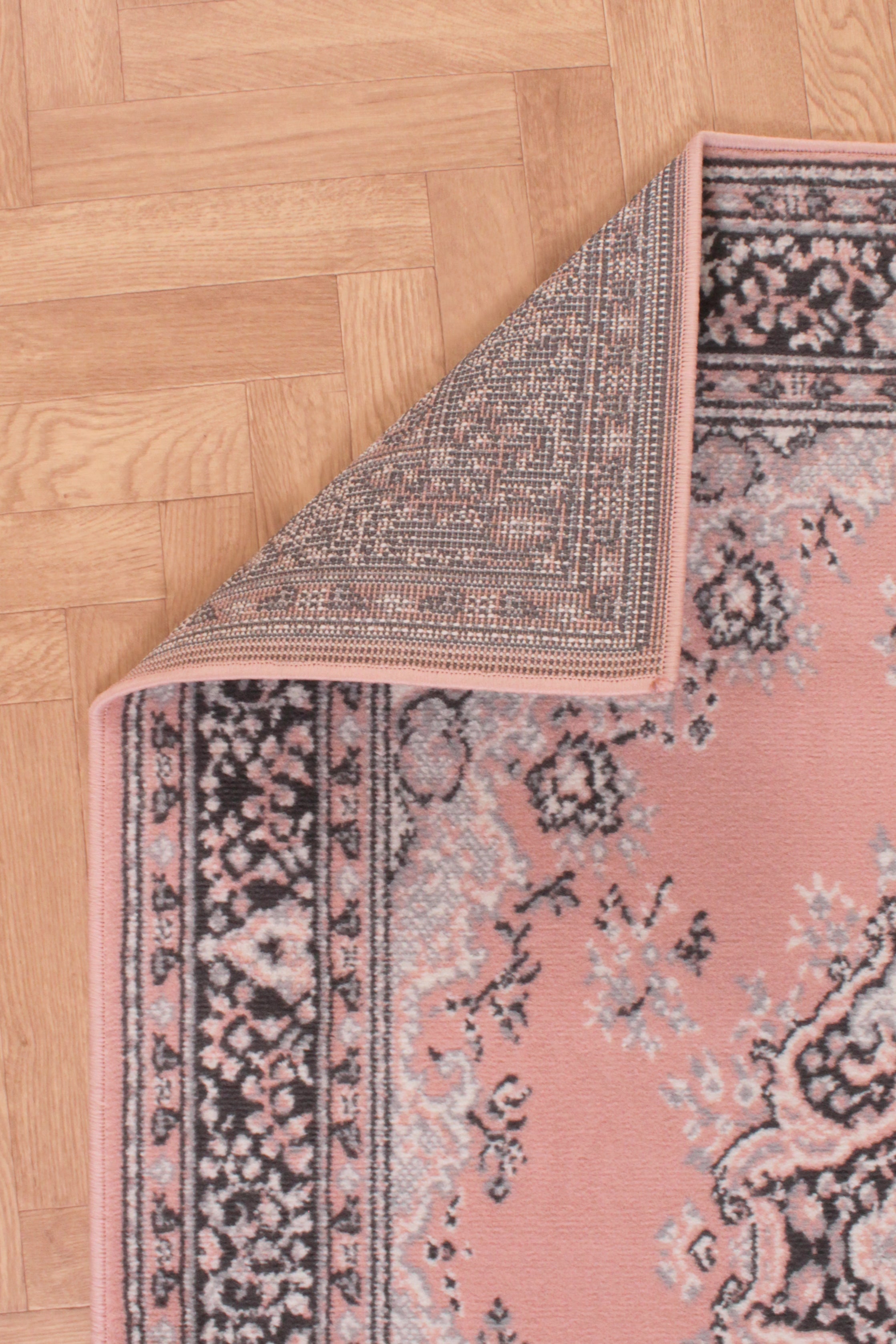 Traditional Poly Lancashire Blush Rug
