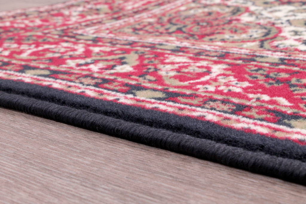 Traditional Poly Lancashire Navy Rug