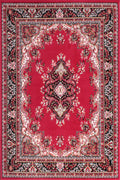 Traditional Poly Lancashire Red Rug