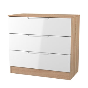 MIL010 3 Drawer Chest