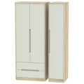 Tall Triple 2 Drawer Robe