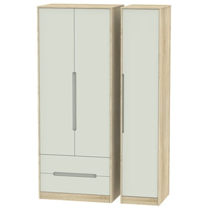 Tall Triple 2 Drawer Robe