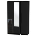 Tall Triple 2 Drawer Mirror Robe