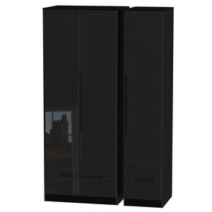 Tall Triple 2 Drawer + Drawer Robe
