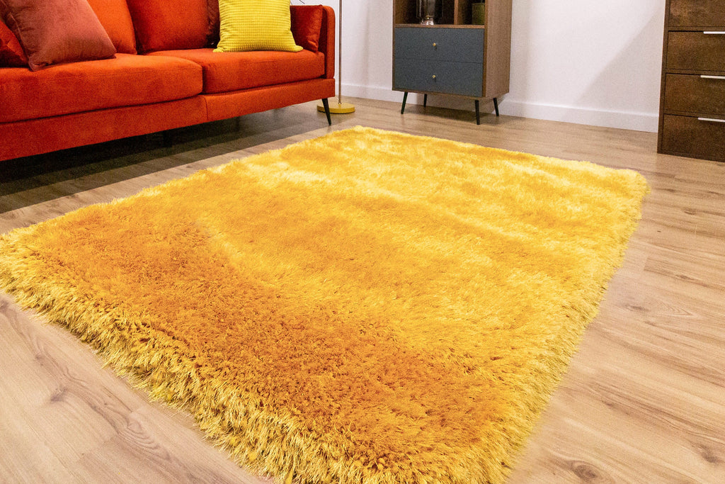 Mayfair Plain Ochre Rug
