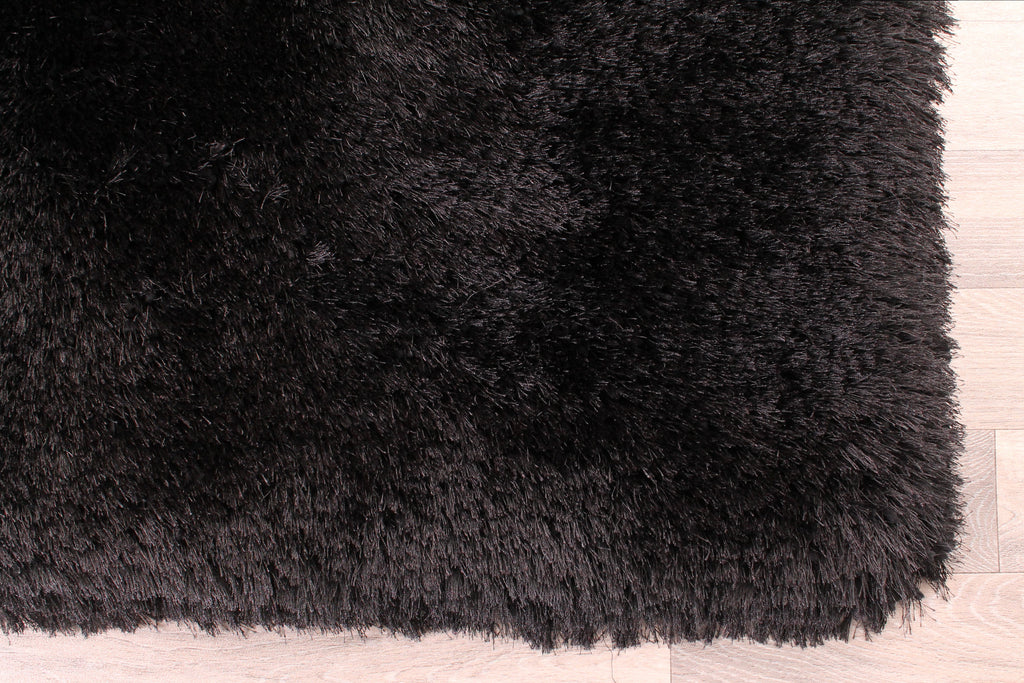 Mayfair Plain Black Rug