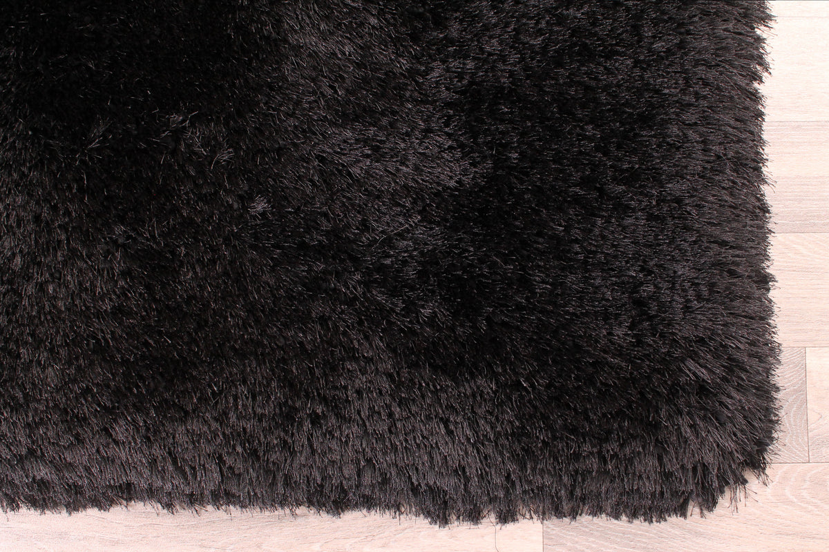 Mayfair Plain Black Rug