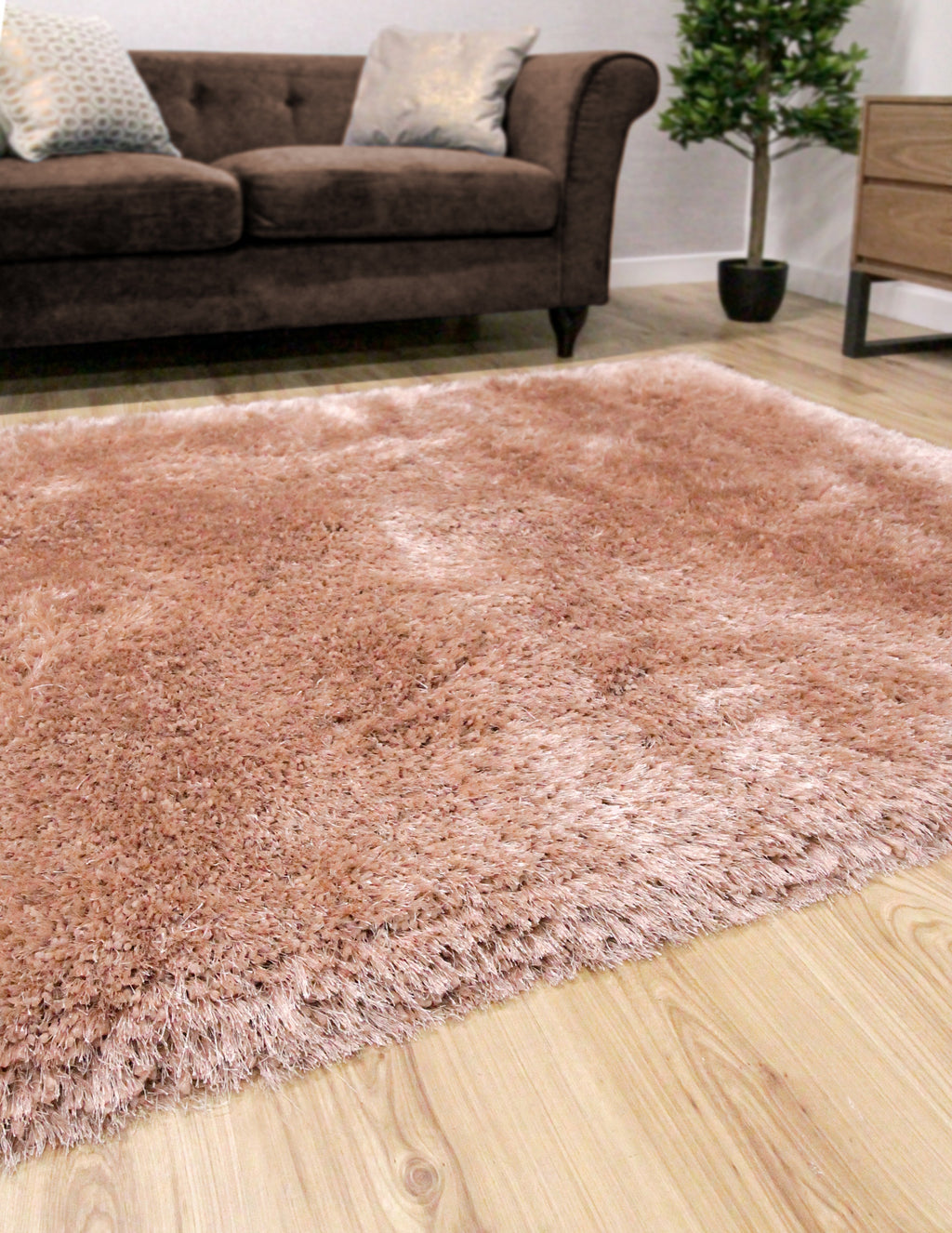 Mayfair Plain Champagne Rug