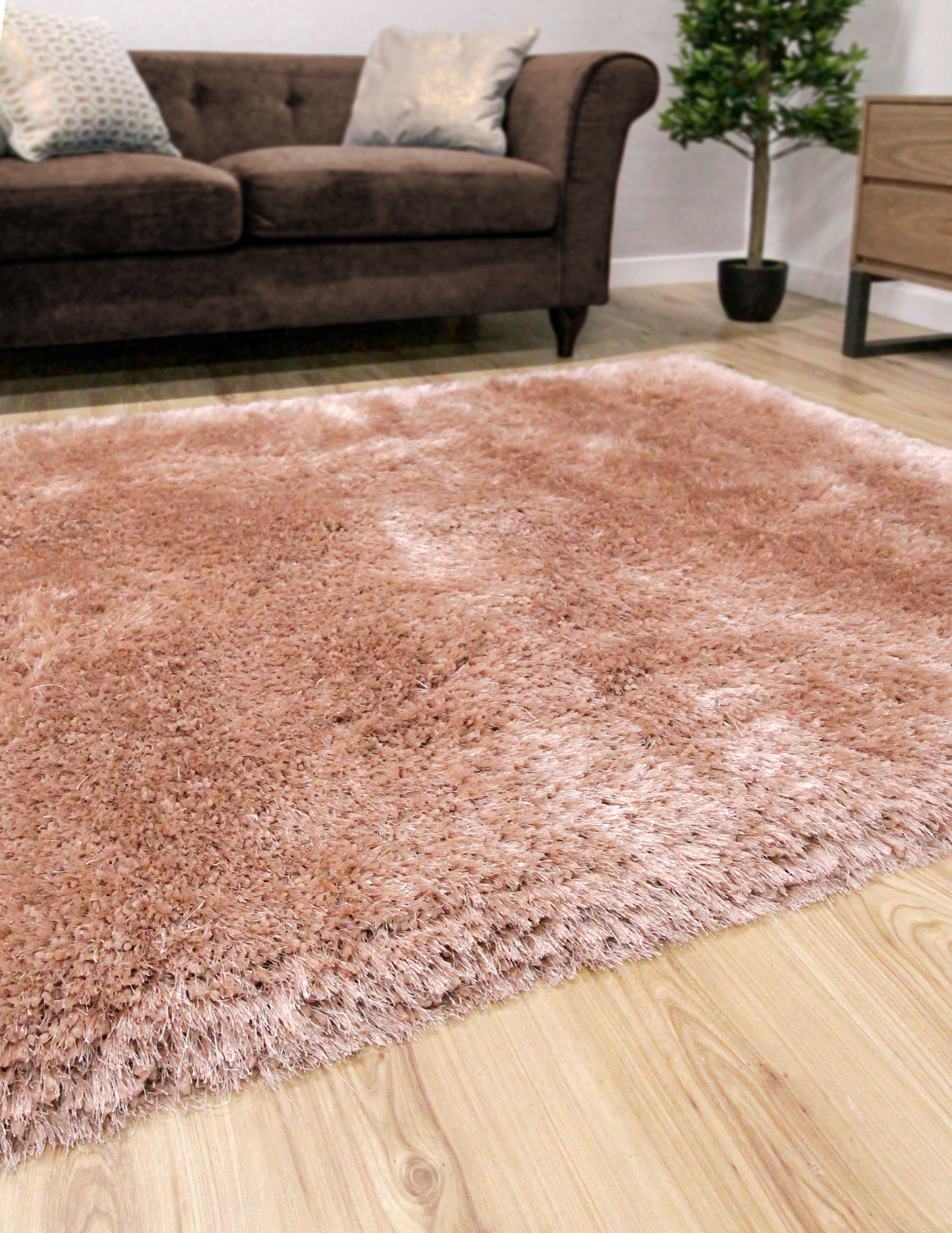 Mayfair Plain Champagne Rug