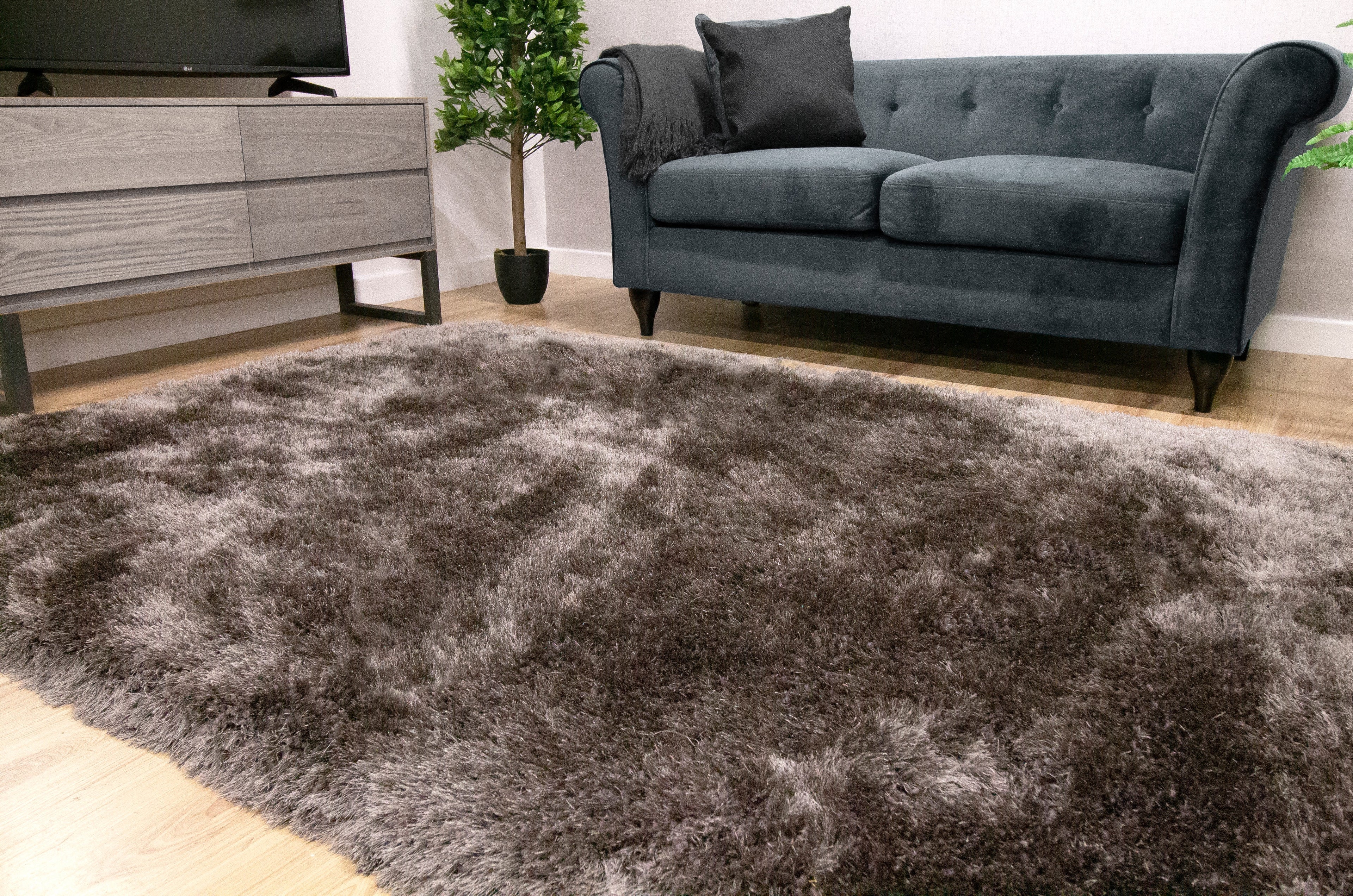 Mayfair Plain Grey Rug
