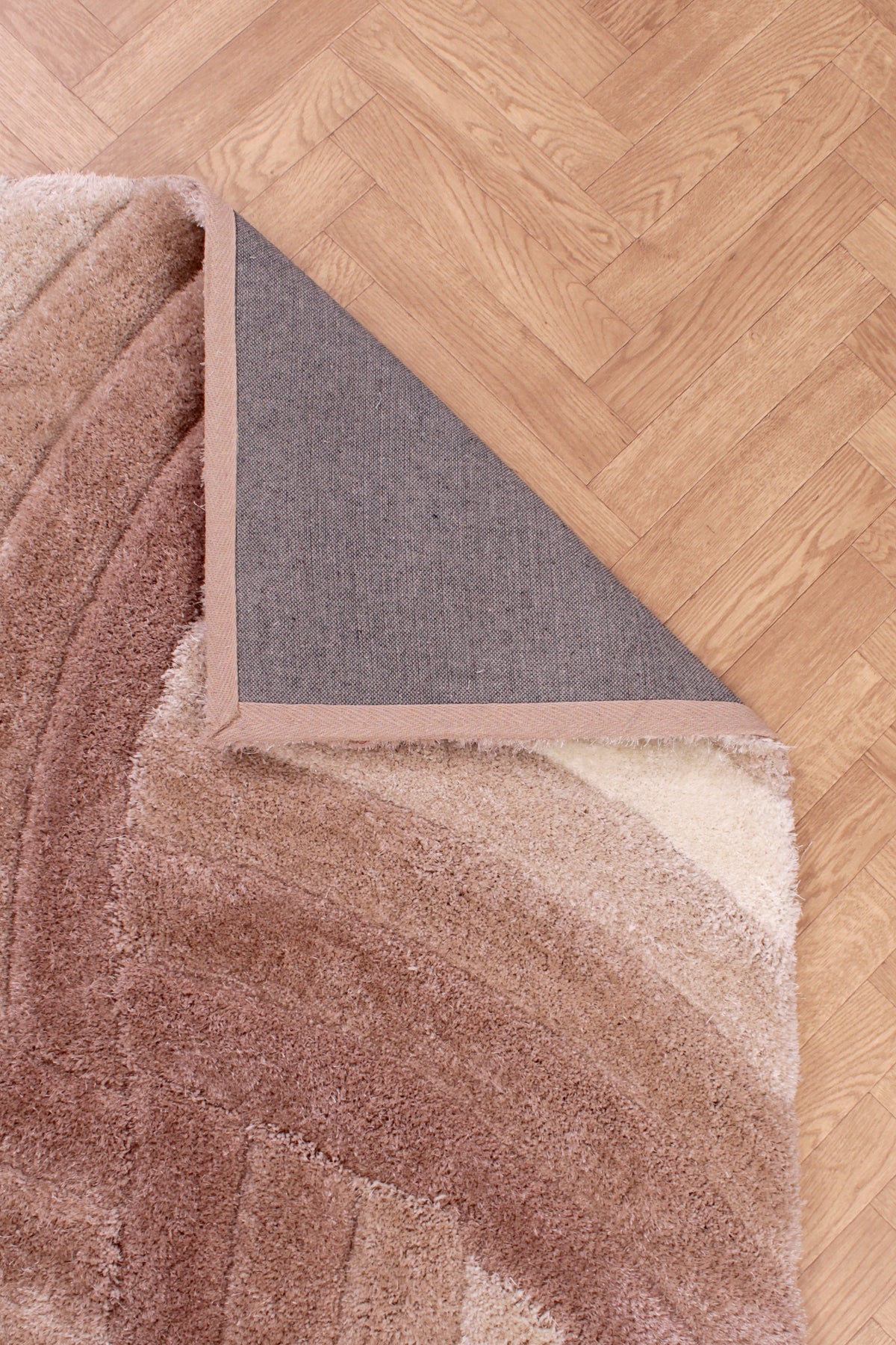 3D Carved Mumbai Natural Rug