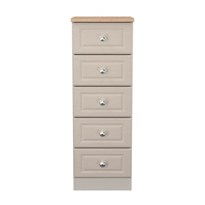 NOR003 5 Drawer Bedside