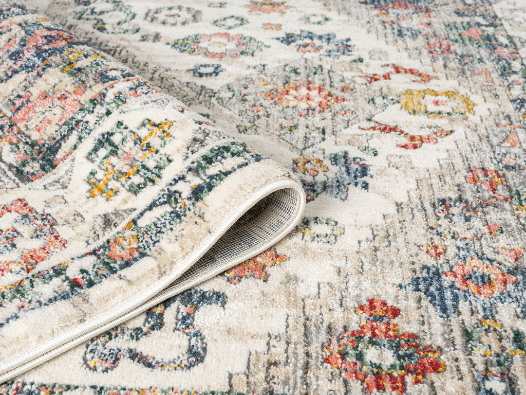 Nova Oscar Cream / Blue Rug