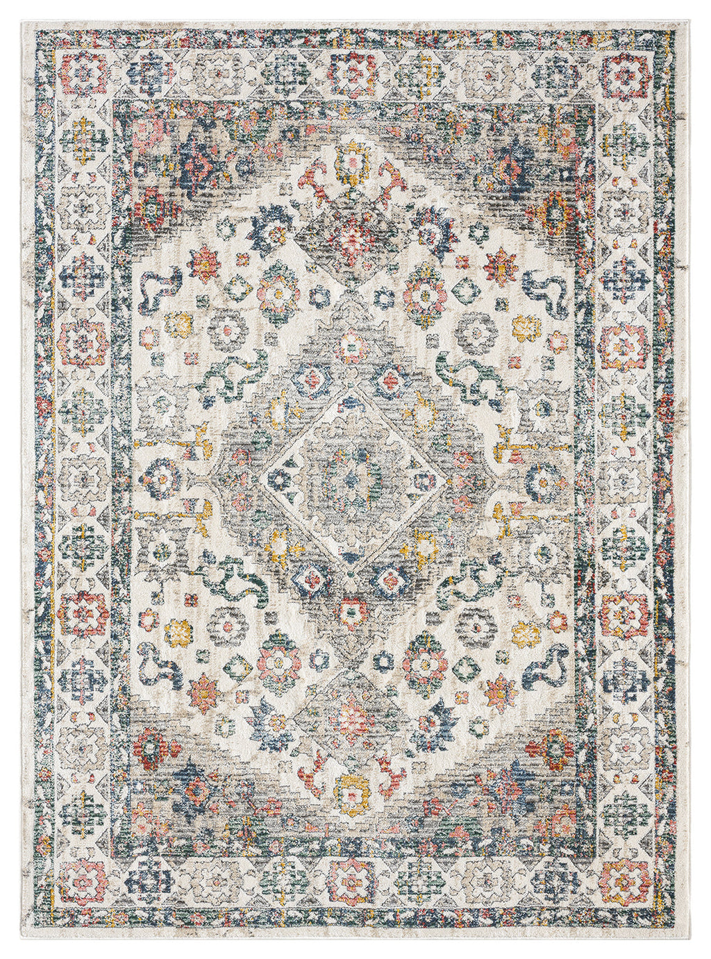 Nova Oscar Cream / Blue Rug