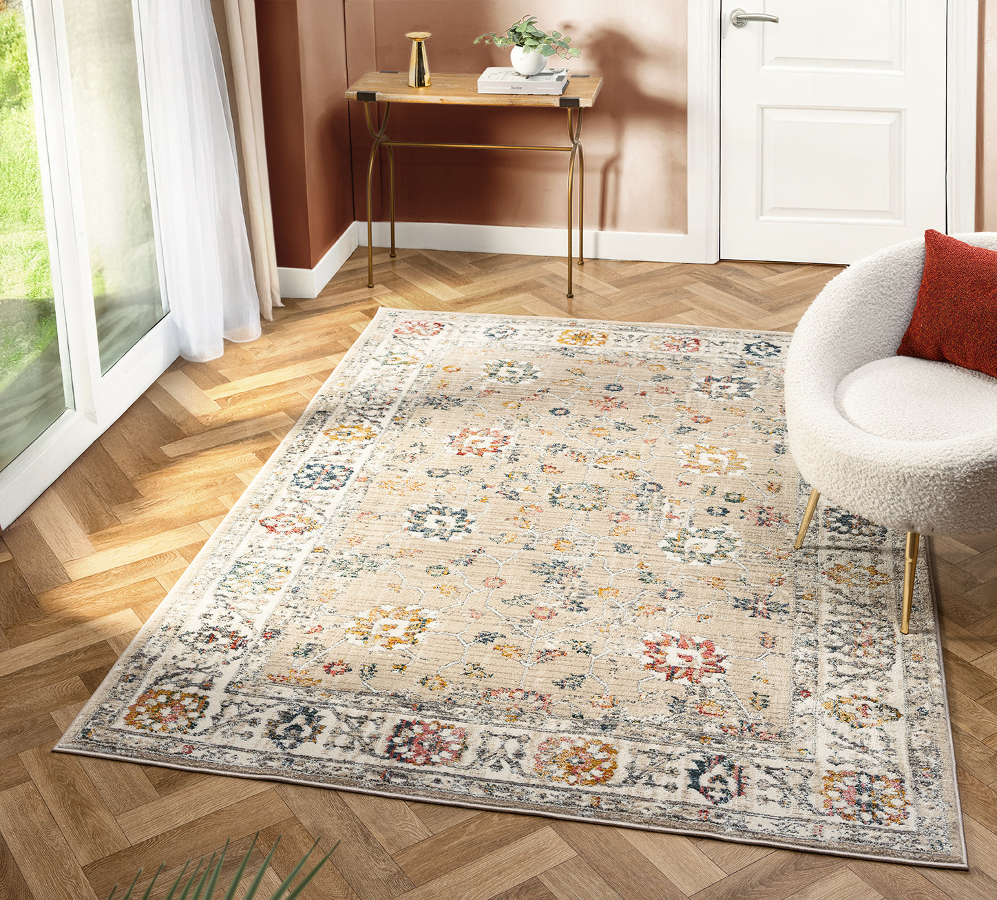 Nova Hannah Cream / Beige Rug