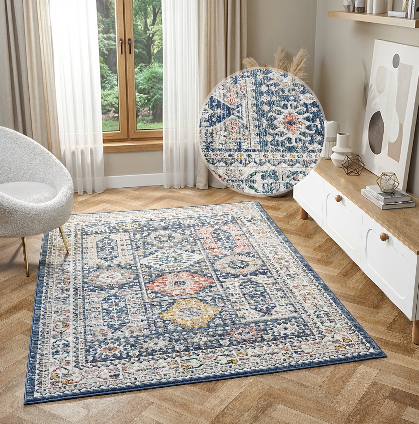 New Nova Ella Navy Rug