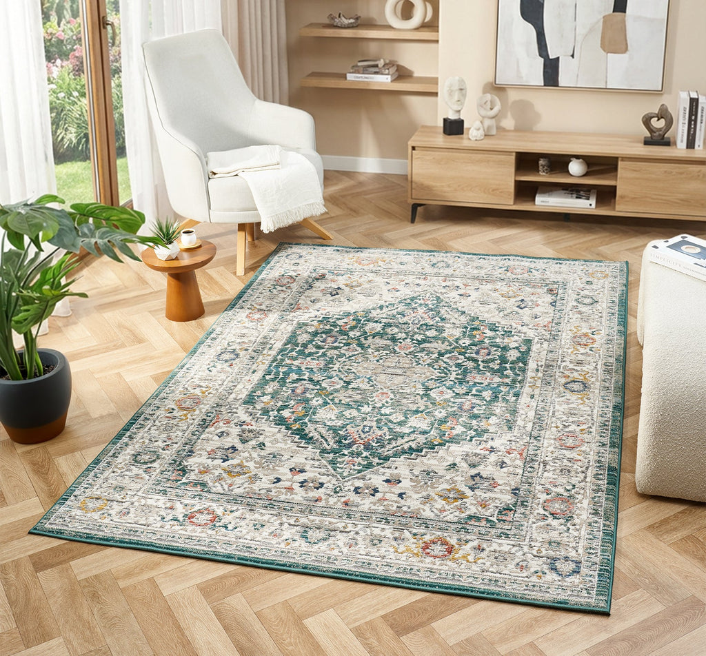 New Nova Nico Forest Green Rug