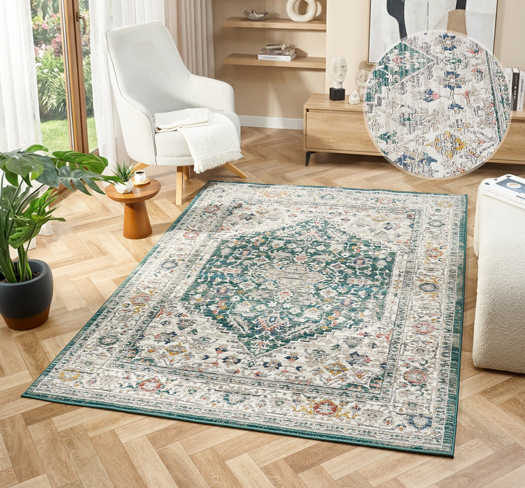 New Nova Nico Forest Green Rug