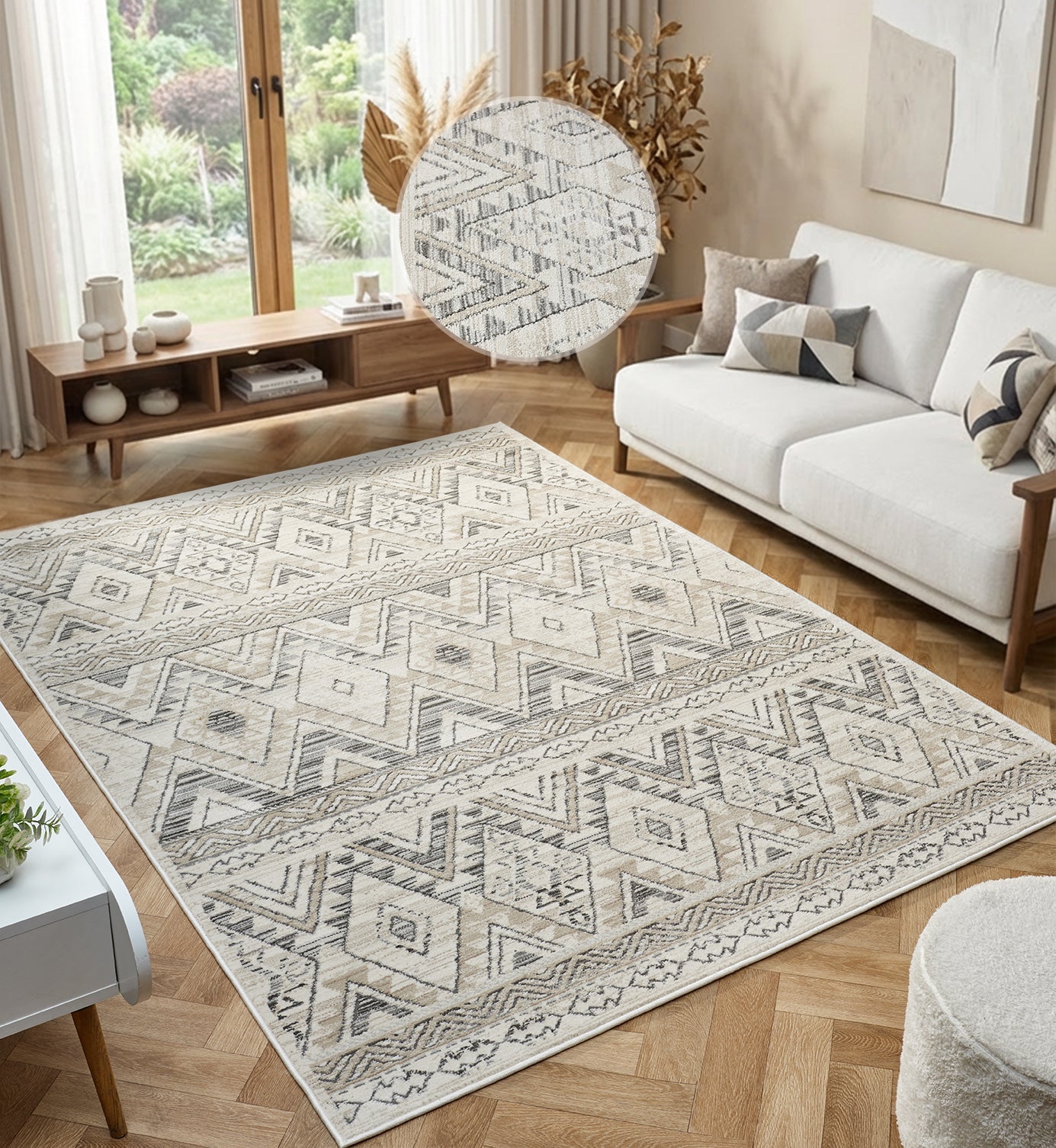 Delta Omega Cream Rug