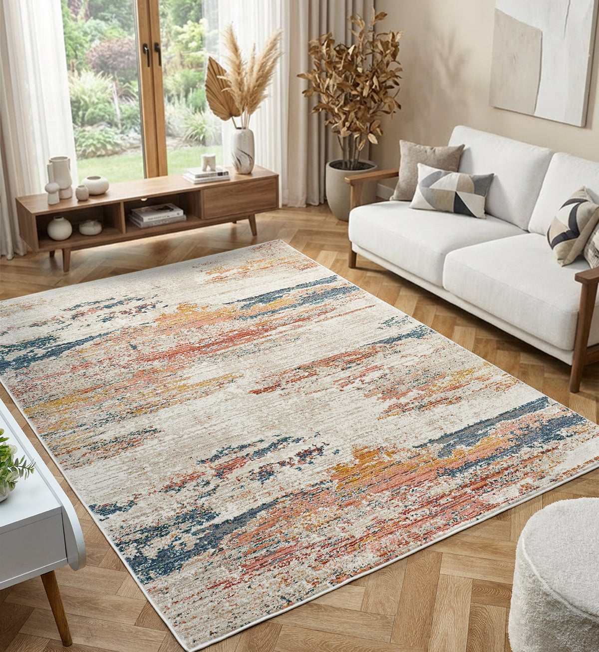 Delta Sigma Cream Rug