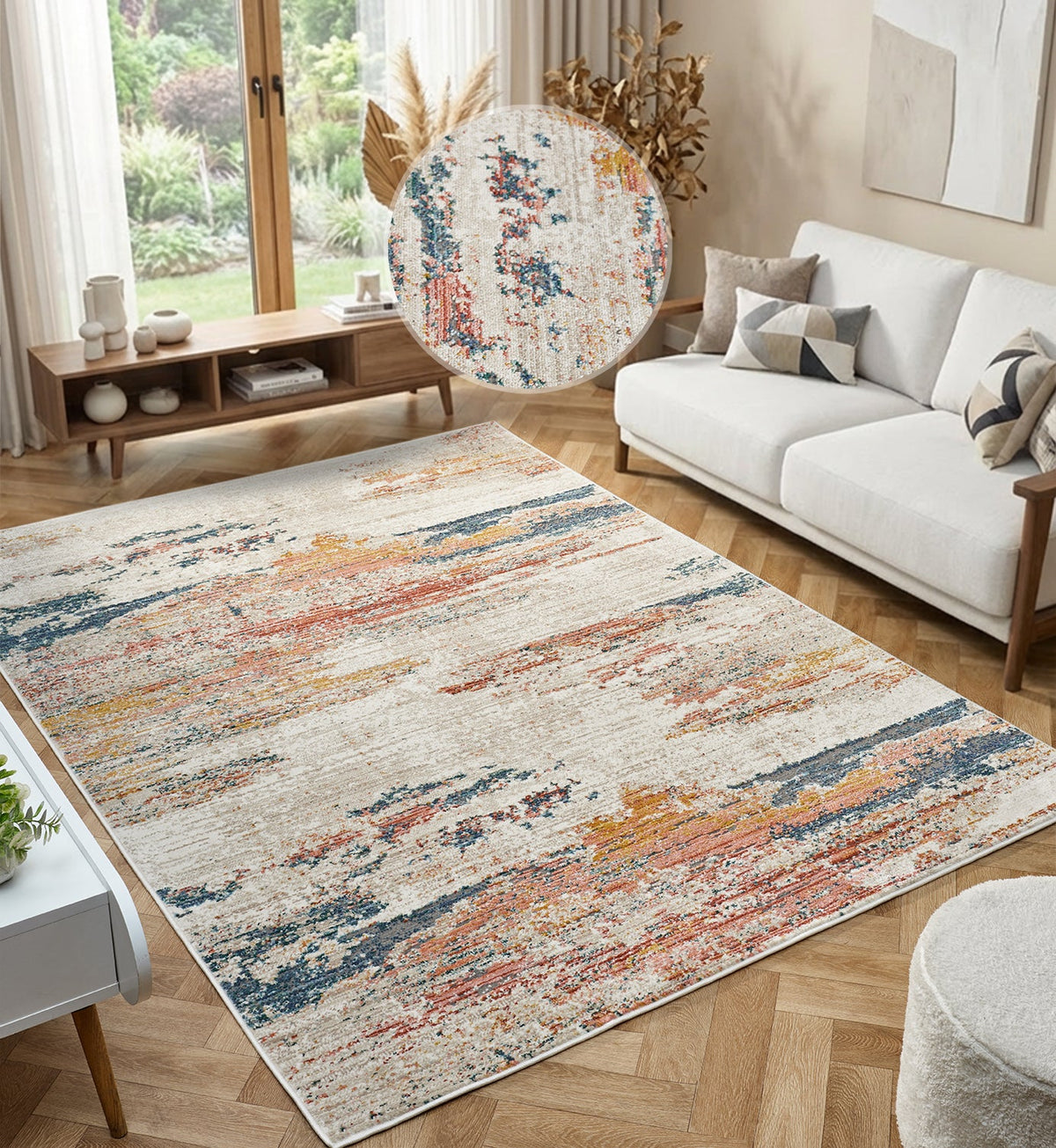 Delta Sigma Cream Rug