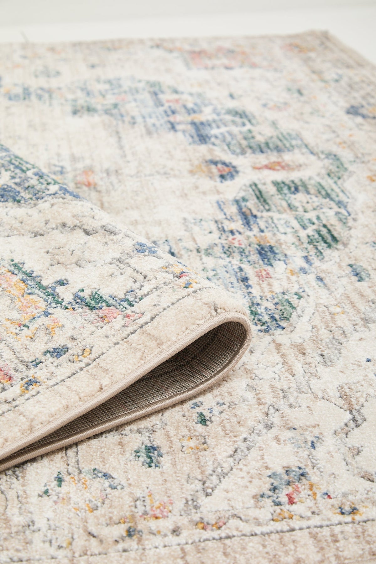 Nova Loki Cream / Blue Rug
