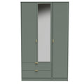 Triple 2 Drawer Mirror Robe