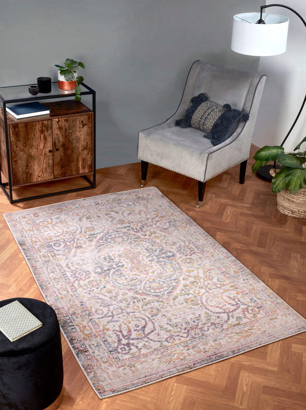 Nova Noah White Yellow Rug