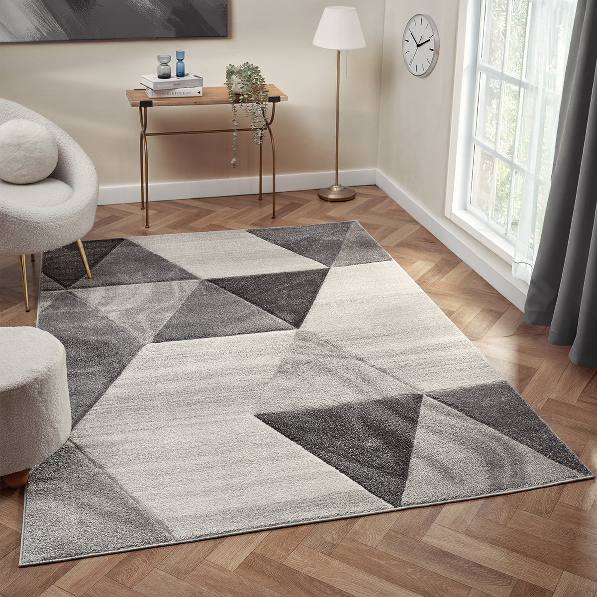 Orbit Boreal Grey Rug