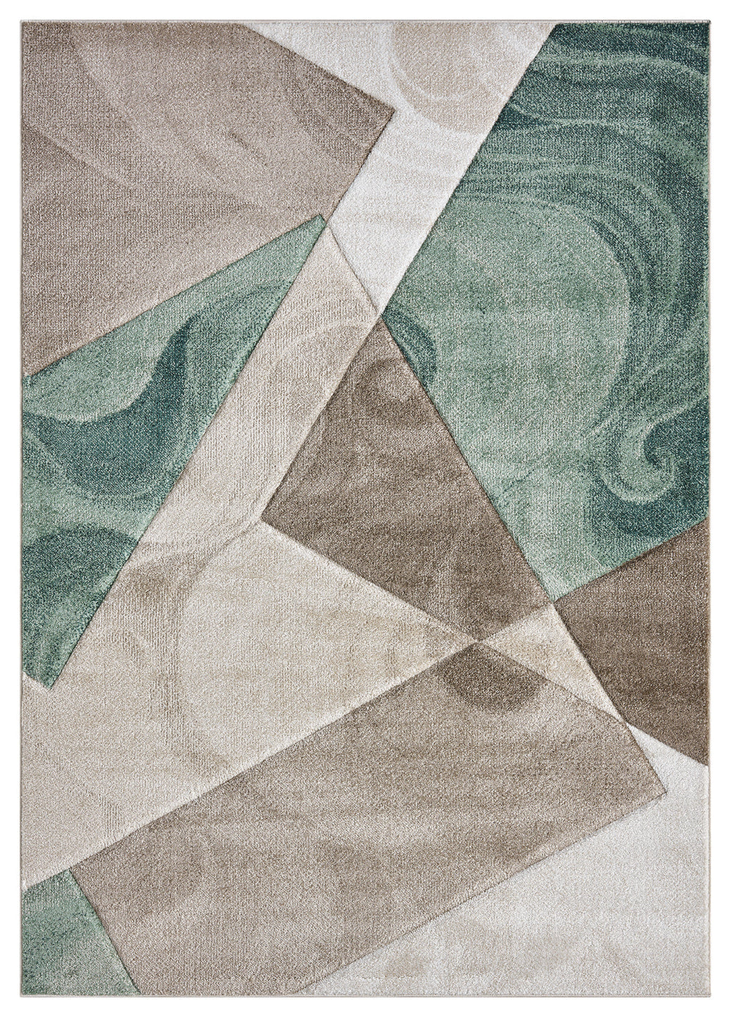 Orbit Runar Green Rug