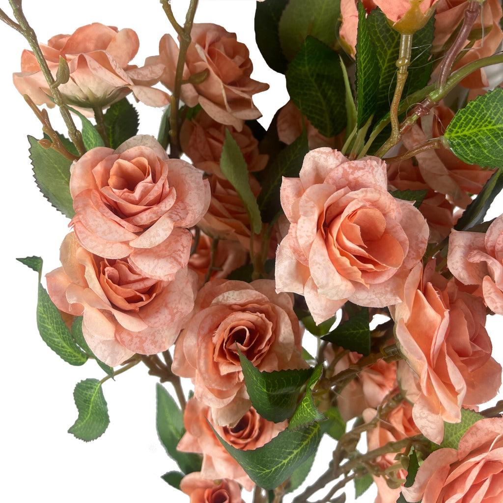 90cm Artificial Pink Rose Stem