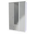 Triple 2 Drawer Mirror Robe