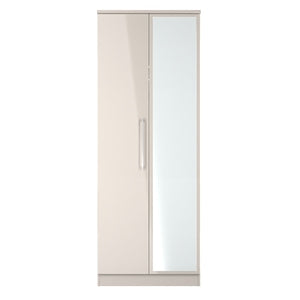 Tall Double Mirror Wardrobe