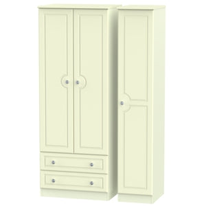 Tall Triple 2 Drawer Robe
