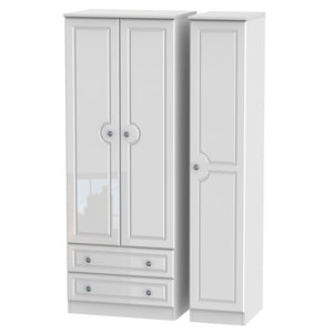 Tall Triple 2 Drawer Robe