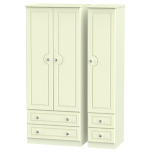 Triple 2 Drawer + Drawer Robe