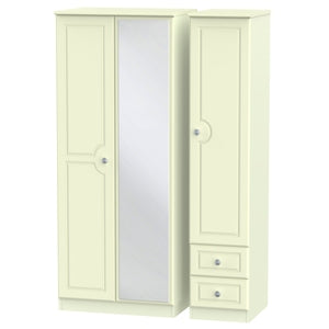 Triple Mirror + Drawer Robe