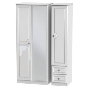 Triple Mirror + Drawer Robe