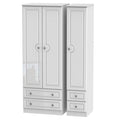 Tall Triple 2 Drawer + Drawer Robe