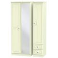 Tall Triple Mirror + Drawer Robe