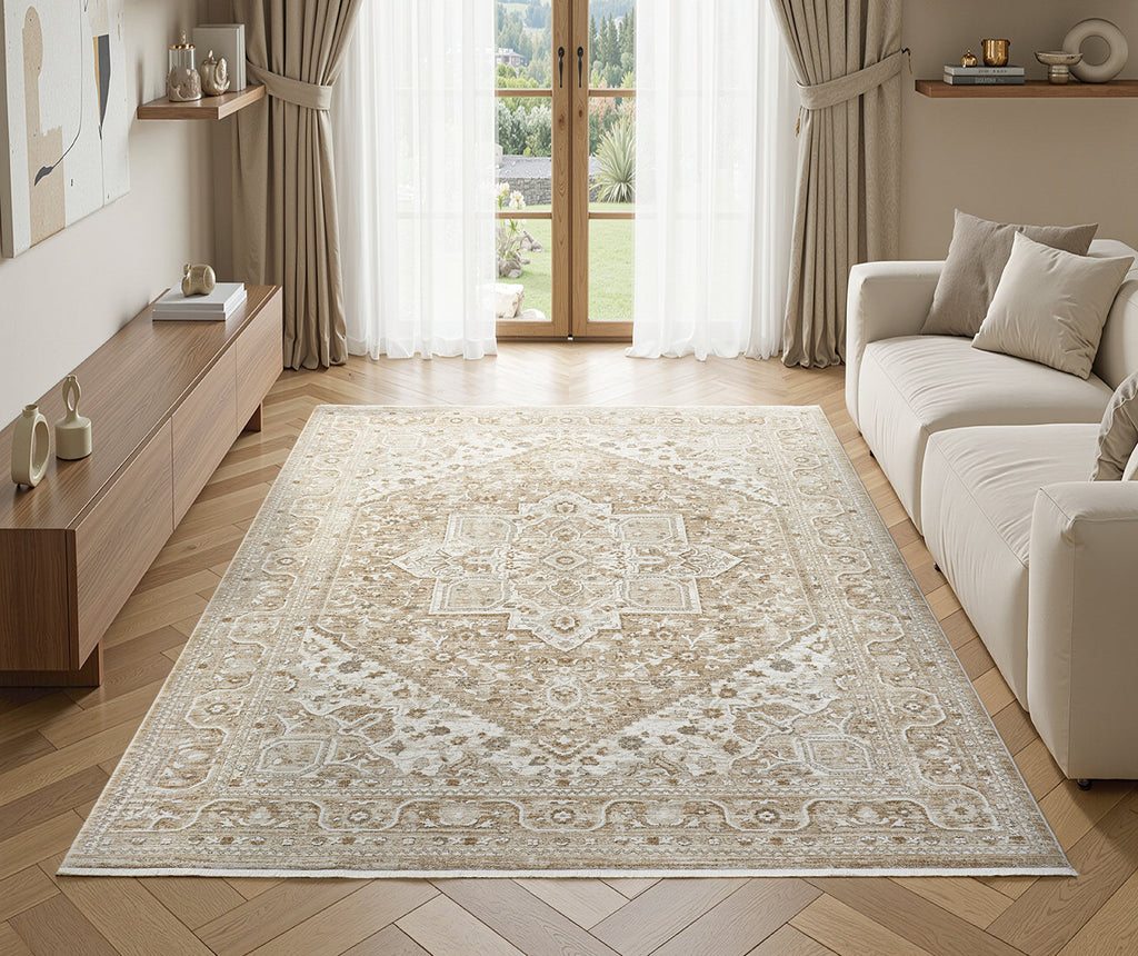 Perla Flero Cream Rug