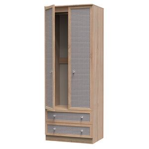 Tall 2ft6in 2 Drawer Robe