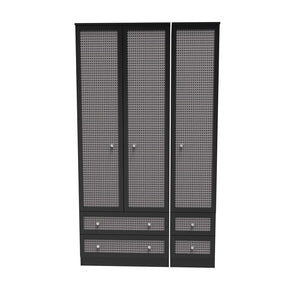 Tall Triple 2 Drawer + Drawer Robe