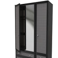 Tall Triple 2 Drawer Mirror + Drawer Robe