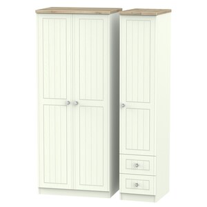 Triple Plain + Drawer Robe