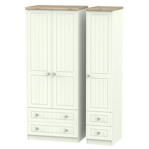Triple 2 Drawer + Drawer Robe