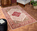 Rug Cream Red 2529